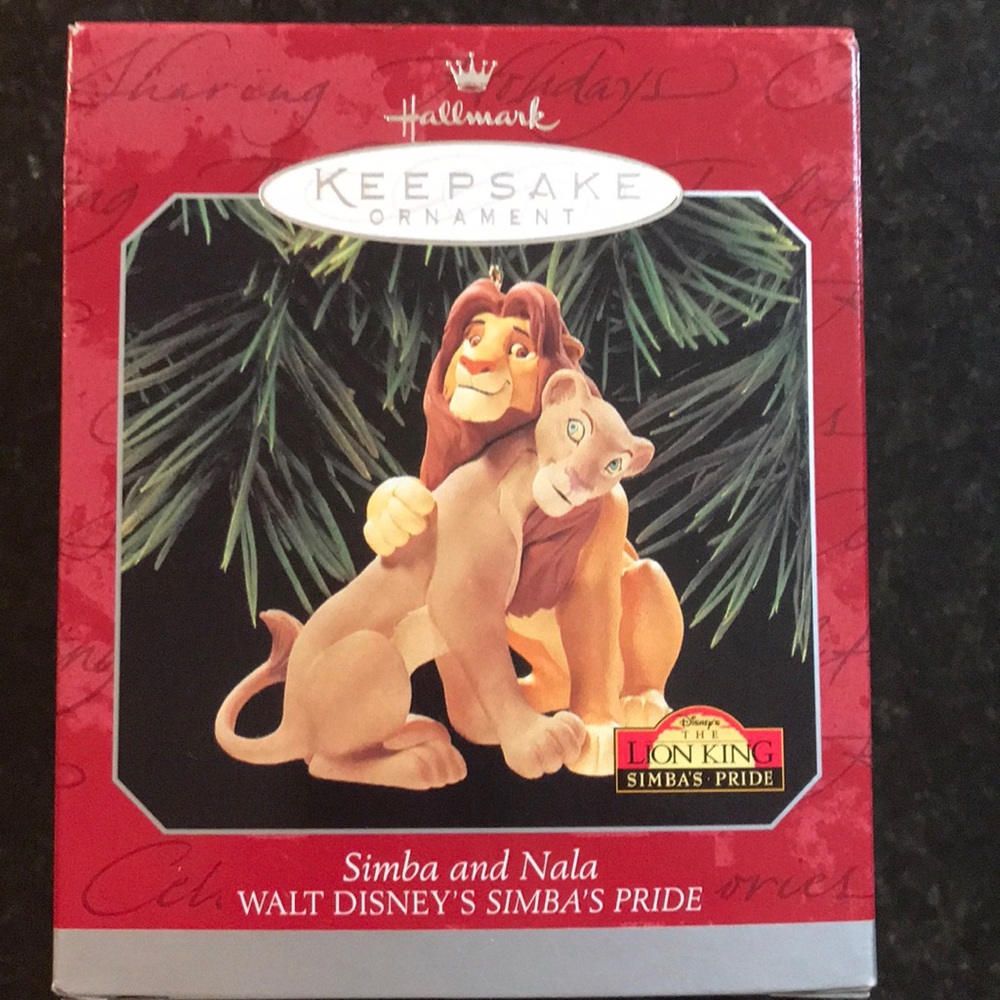 Hallmark Ornament 1998-Simba & Nala -The Lion King